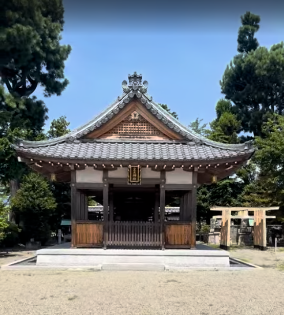 滋賀県守山市美崎にある皇太神社の境内