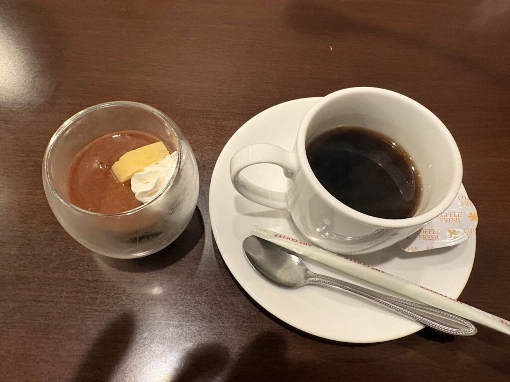 純近江牛焼肉 茜の食後のデザートとコーヒー