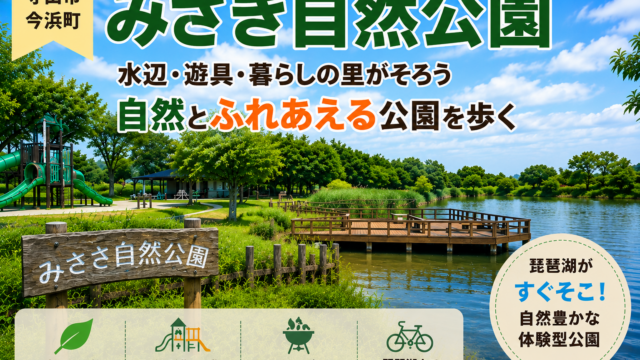 滋賀県守山市のみさき自然公園（美崎公園）の紹介