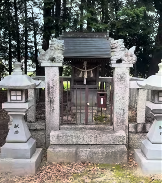 滋賀県守山市木浜町の木浜稲荷神社境内に鎮座する樹下神社